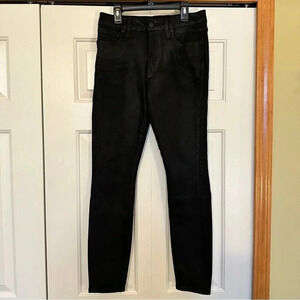 Good American Good Legs Coated Black Skinny Jeans